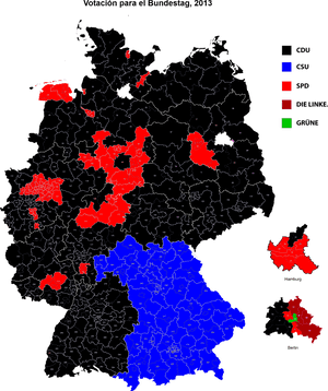 File - Bundestag-2013 - German Political Parties Map, HD Png Download PNG image with transparent background