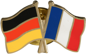 France Friendship Flag Pin, Badge - Allemagne France Drapeau, HD Png Download PNG image with transparent background