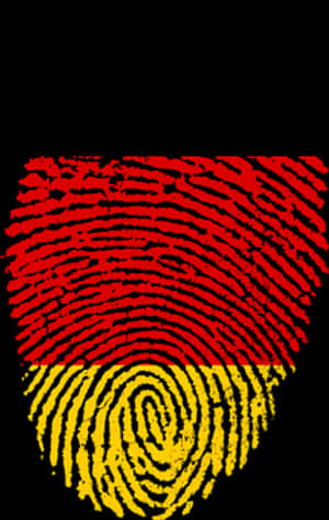 Germany Flag Fingerprint PNG image with transparent background