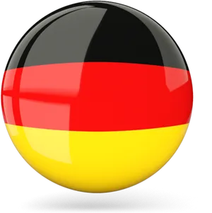 Germany Flag Sphere3 D Rendering PNG Image