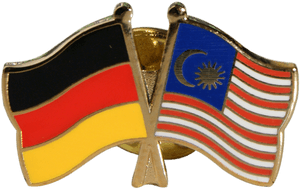 Germany Malaysia Friendship Pins PNG image with transparent background