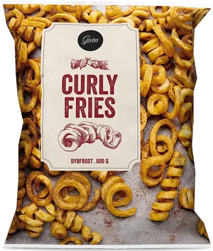 Gestus Curly Fries Package600g PNG Image