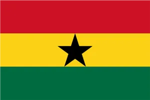 Ghana National Flag PNG Image