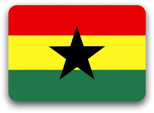 Ghana National Flag PNG Image