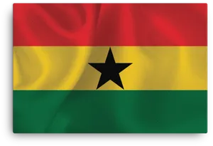 Ghana National Flag PNG Image