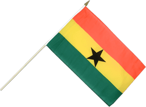 Ghana National Flag PNG image with transparent background