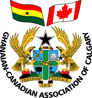Ghanaian Canadian Association Calgary Emblem PNG image with transparent background