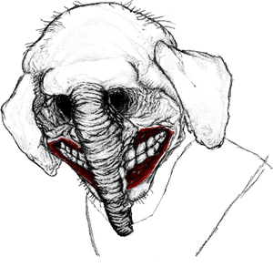 Ghastly_ Skull_ Illustration.png PNG with transparent background