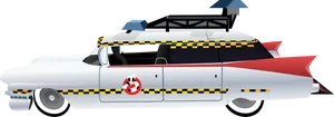 Ghostbusters_ Ecto1_ Car_ Side_ View PNG Image