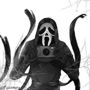 Ghostface Camera Selfie D B D Artwork PNG Image