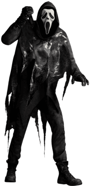 Ghostface Killer Dead By Daylight PNG image with transparent background