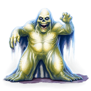 Ghostly Monster Art PNG 5 PNG