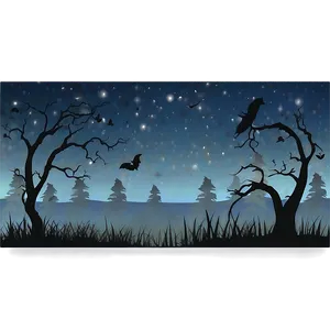 Ghostly Night Background Png Wsh89 PNG Image