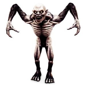 Ghoulish Monster Render Png Vor PNG Image