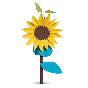 Giant Paper Sunflower Png Qny PNG Image