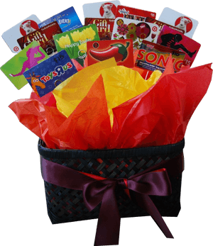 Gift Card Basket Variety Pack PNG image with transparent background