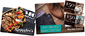 Gift Cardsand Sale Promotion Banners PNG