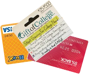 Giftof College Gift Cards PNG Image