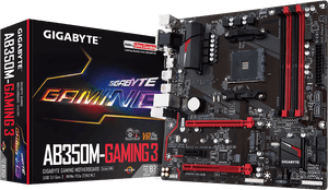 Computer Motherboard Png Photos - Gigabyte Ab350m Gaming 3, Transparent Png PNG image with transparent background