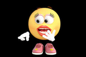 Giggling Emoji_ Character PNG image with transparent background