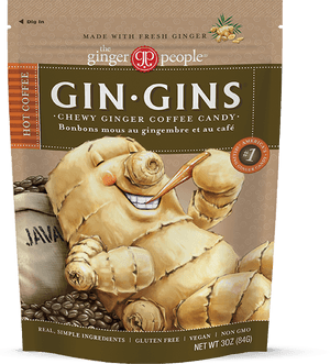 The Ginger People Gin Gins Hot Coffee Chewy Ginger - Ginger People Gin Gins, HD Png Download PNG