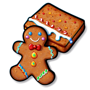 Gingerbread Clipart PNG 05212024 PNG image with transparent background