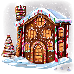 Gingerbread House PNG 05212024 PNG image with transparent background