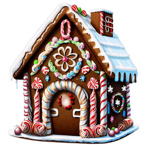 Gingerbread House PNG 05212024 PNG image with transparent background