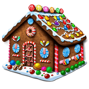 Gingerbread House PNG 05212024 PNG image with transparent background