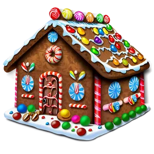 Gingerbread House Png 05212024 PNG Image