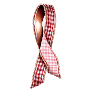 Gingham Ribbon Country PNG 06242024 PNG with transparent background