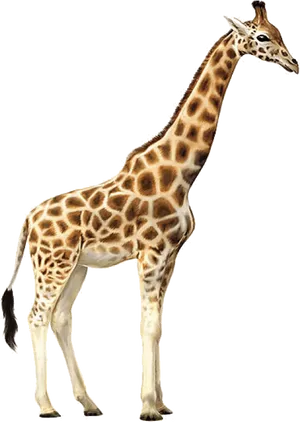 Giraffe Standing Transparent Background.png PNG Image