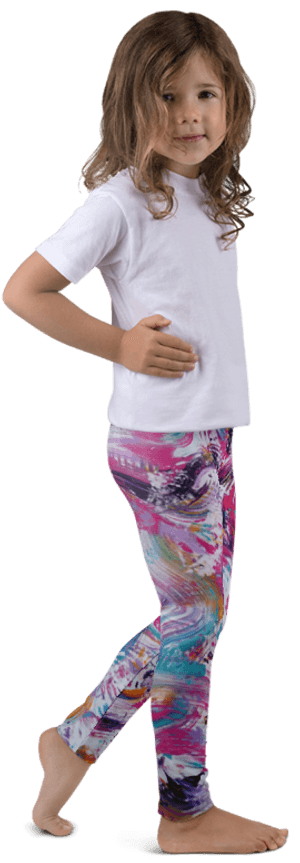 Kids Dance Png - Child Leggings, Transparent Png PNG with transparent background