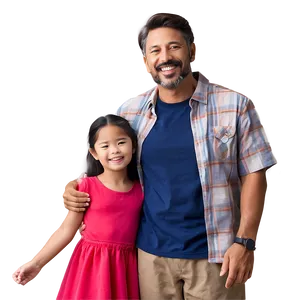 Girl Dad Joy Png Gah PNG Image