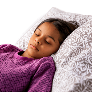 Girl Sleeping Peacefully PNG 05232024 PNG image with transparent background
