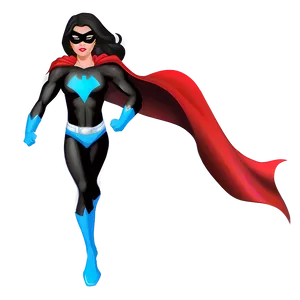 Girl Superhero Character Png 06242024 PNG Image