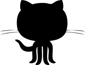 Git Hub Octocat Logo PNG Image