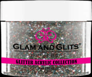 Glamand Glits Glitter Acrylic Collection PNG image with transparent background