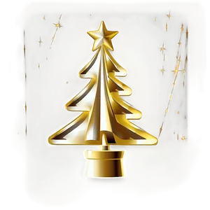 Glamorous Gold Christmas Tree Setups Png 06282024 PNG Image