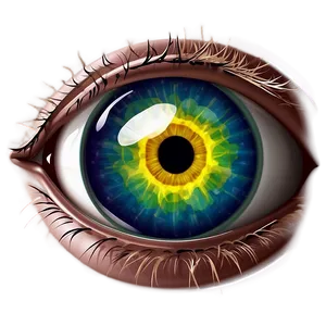 Glass Eye Illustration Png 5 PNG Image