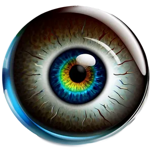 Glass Eye Illustration Png Vbv PNG Image