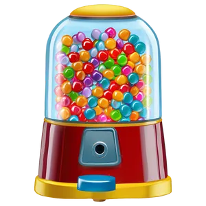 Glass Gumball Machine Png 06292024 PNG Image