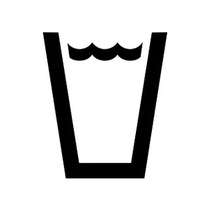 Glass Icon Simple Blackand White PNG Image