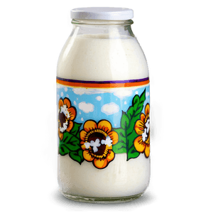 Glass Milk Bottle PNG ilv12 PNG