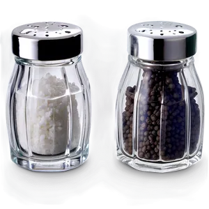 Glass Salt And Pepper Containers Png Lca96 PNG Image