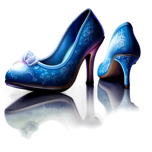 Glass Slipper Silhouette Png 72 PNG Image