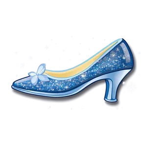 Glass Slipper With Glitter Detail Png Yyc22 PNG Image