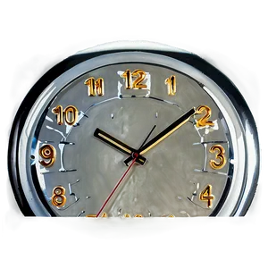 Glass Wall Clock Png 06262024 PNG Image