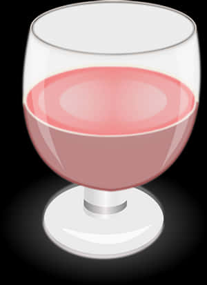 Glassof Rose Wine Icon PNG image with transparent background
