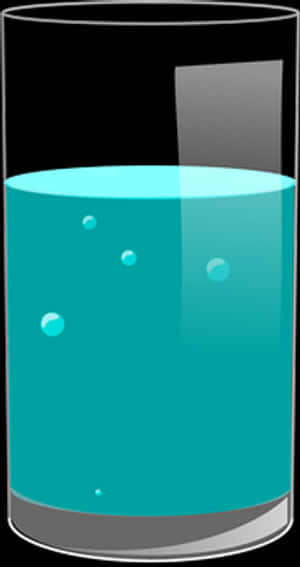 Glassof Water Vector Illustration PNG